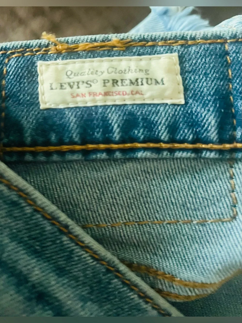 Levi’s Premium 412 Men’s Denim Shorts W32 Blue